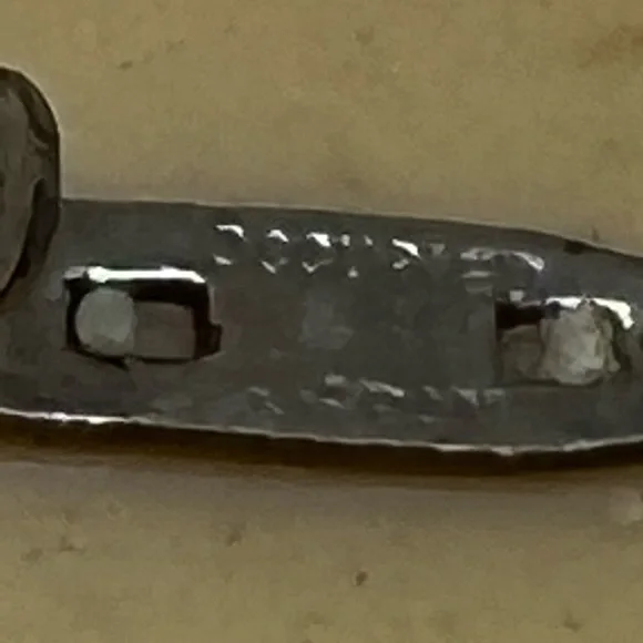 Antique Rare collectible Celluloid stamped brooch - Picture 3 of 3